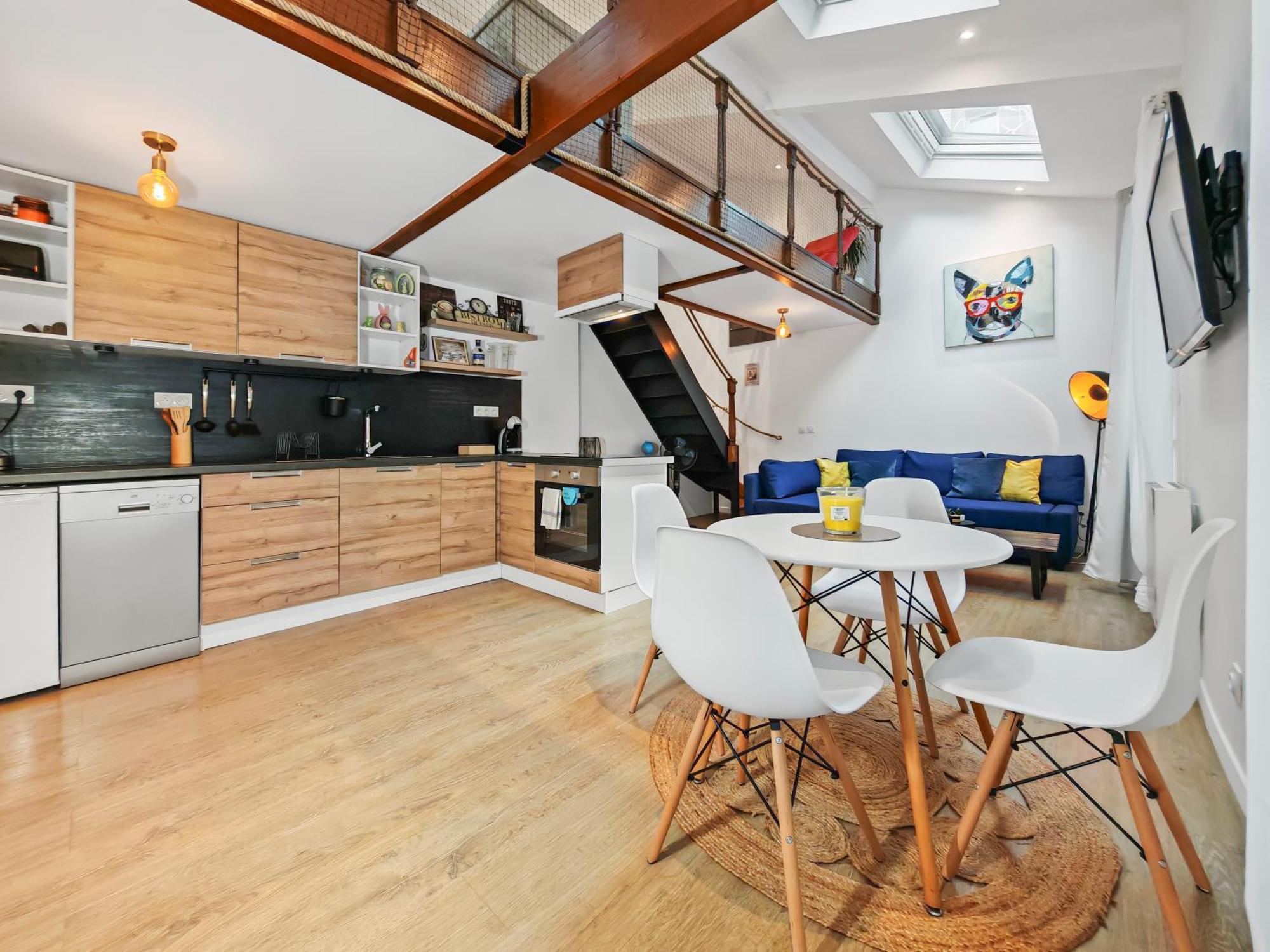 Loft Duplex A 2 Min De Paris - Parking Gratuit Apartment Le Pre-Saint-Gervais Exterior photo